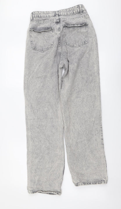 SHEIN Womens Grey Cotton Jegging Jeans Size XS L29 in Regular Button