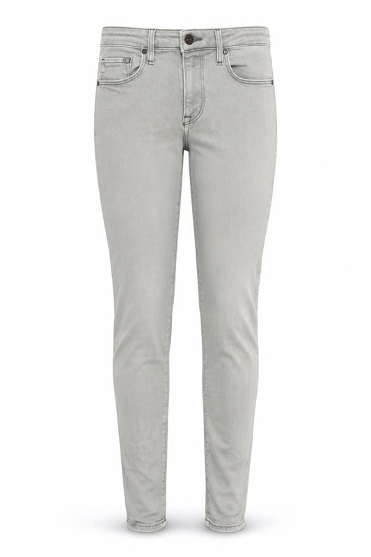 Womens Grey 100% Cotton Skinny Jeans Size 30 in L32.5 in Regular Zip