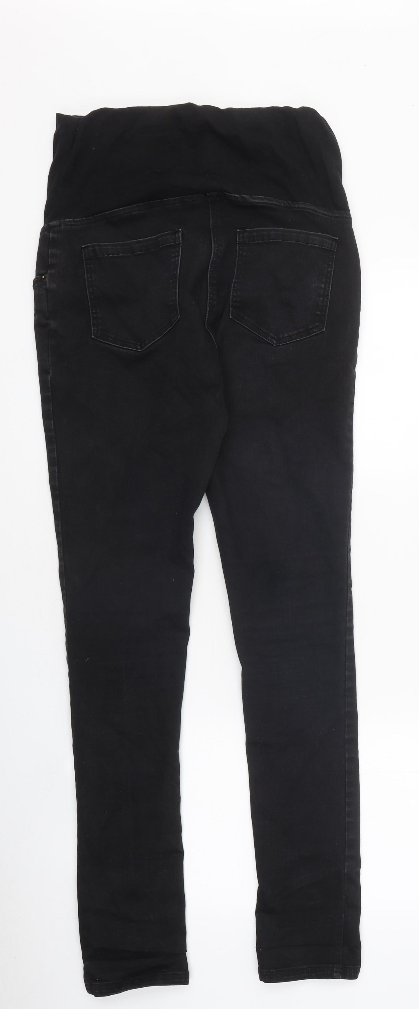 JoJo Maman Bébé Womens Black Polyester Skinny Jeans Size S L29 in Regular