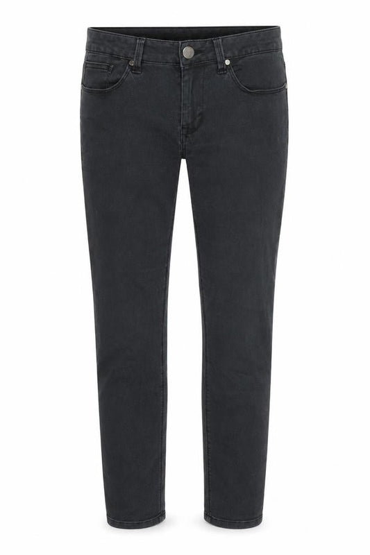 Max Jeans Womens Black 100% Cotton Skinny Jeans Size 6 L26 in Regular Zip