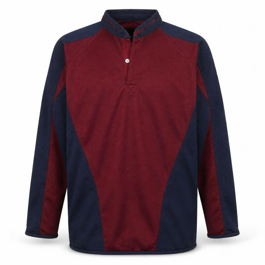 Falcon Mens Red Polyester Pullover Sweatshirt Size S - Colorblock