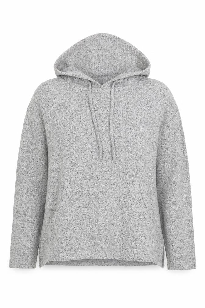 Brave Soul Womens Grey Viscose Pullover Hoodie Size XS Pullover