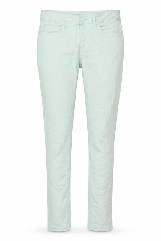 H&M Womens Green Cotton Skinny Jeans Size 8 L31 in Regular Zip