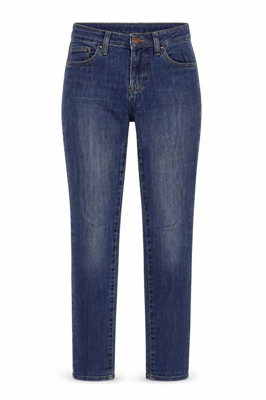 H&M Womens Blue Cotton Skinny Jeans Size 26 in L31 in Regular Button