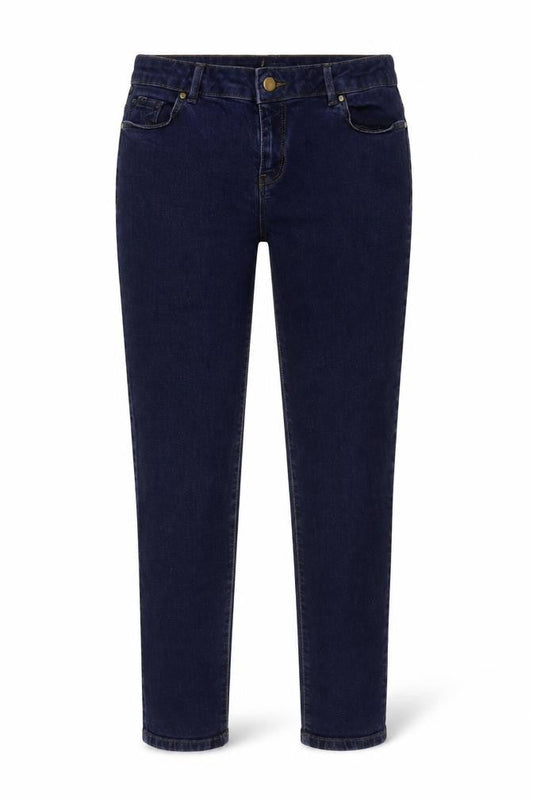 Womens Blue Cotton Skinny Jeans Size 32 in L30 in Regular Button