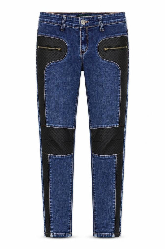 Miss RJ Womens Blue 100% Cotton Skinny Jeans Size 28 in L30 in Regular Zip