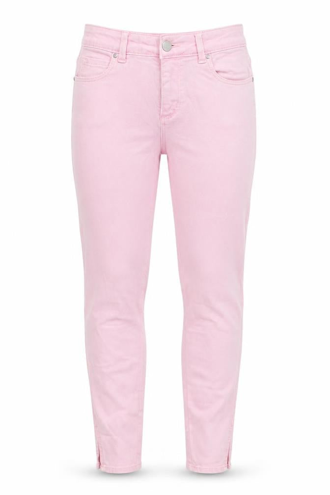 Witchery Girls Pink 100% Cotton Skinny Jeans Size 9 Years L26 in Relaxed Tie