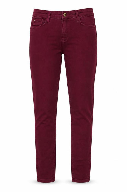 My Twin Womens Purple Cotton Skinny Jeans Size 30 in L28 in Regular Zip