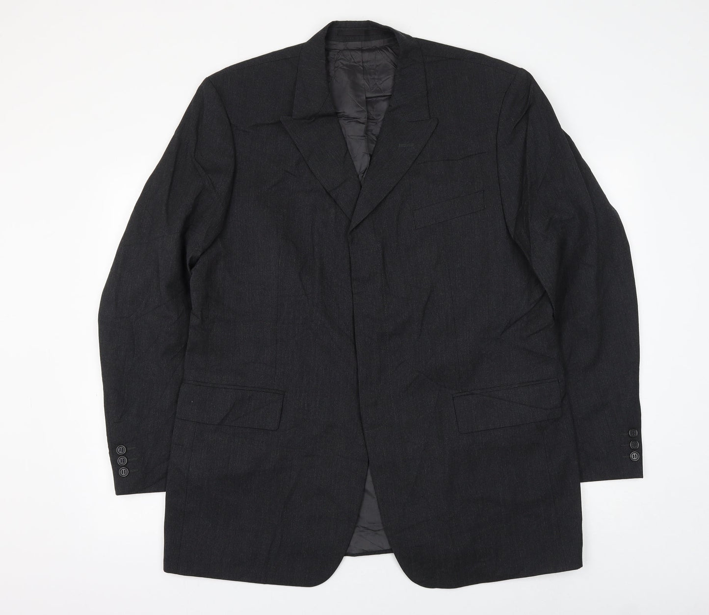 Inc Cartel Mens Grey Wool Jacket Suit Jacket Size 44