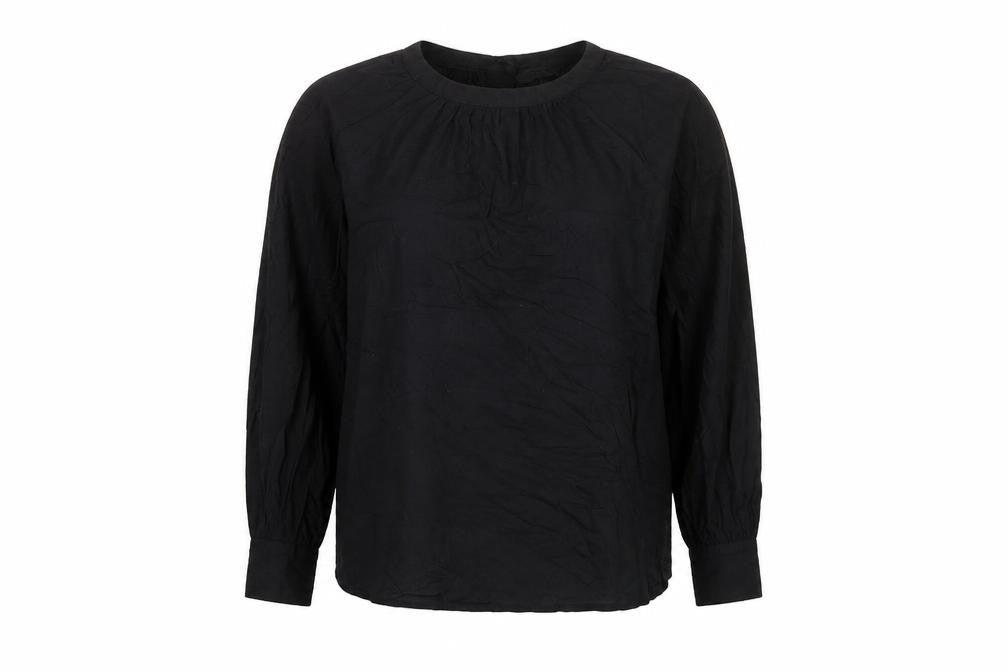 NEXT Womens Black Viscose Basic T-Shirt Size 12 Round Neck