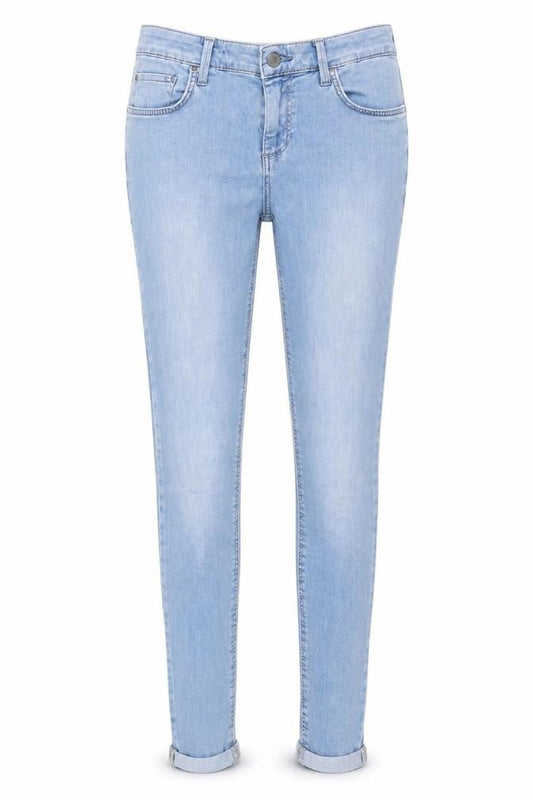 Topshop Womens Blue Cotton Skinny Jeans Size 30 in L32 in Regular Button