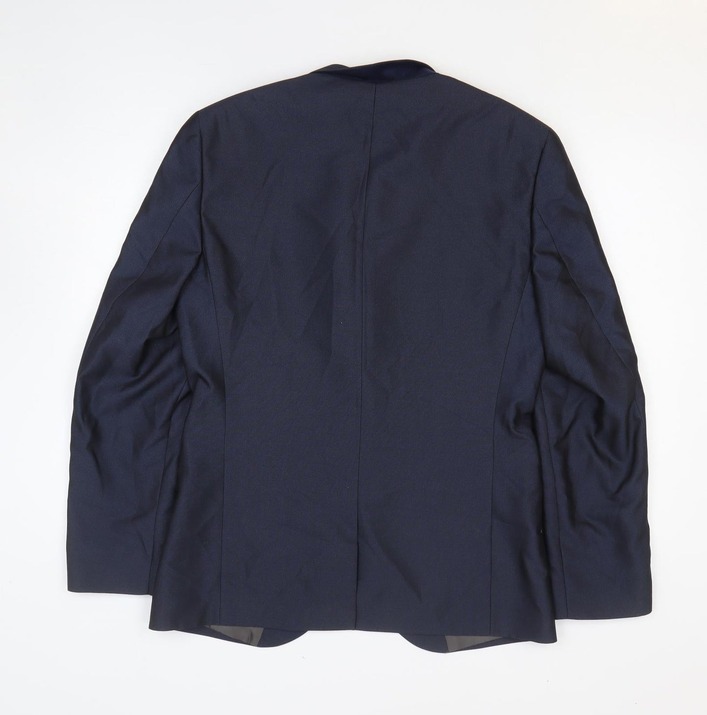 NEXT Mens Blue Polyester Jacket Suit Jacket Size 40