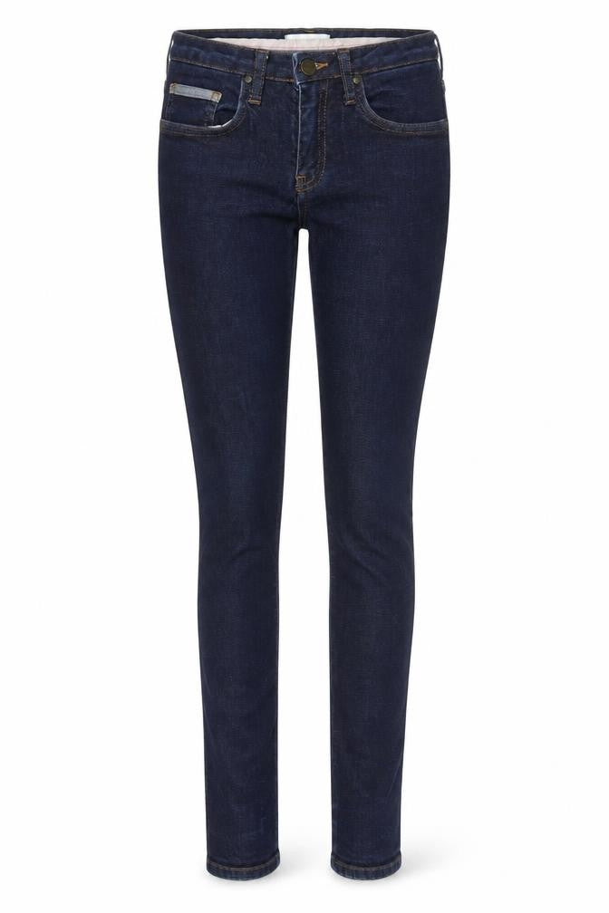 Intropia Womens Blue Cotton Skinny Jeans Size 6 L26 in Regular Zip
