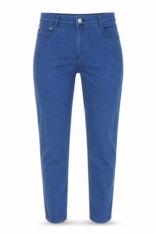 Barrington Womens Blue Cotton Tapered Jeans Size 28 in L26.5 in Regular Zip