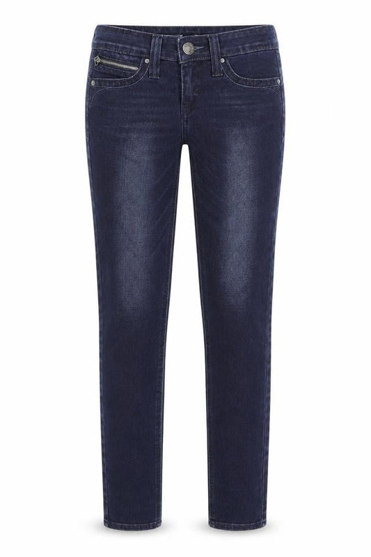 Womens Blue Cotton Skinny Jeans Size 25 in L30 in Regular Zip
