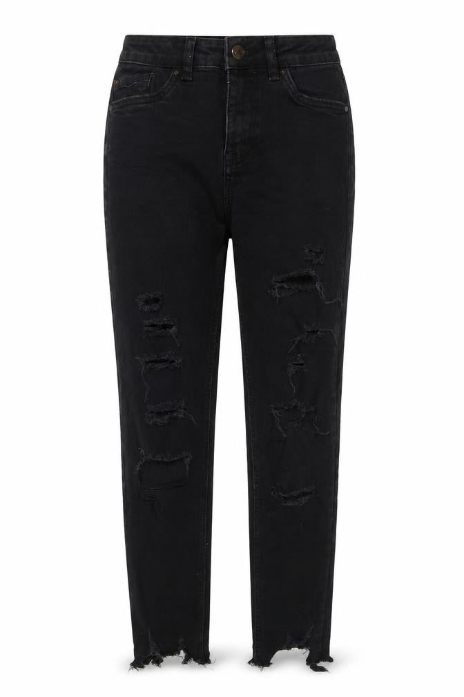 New Look Womens Black Cotton Skinny Jeans Size 8 L25 in Regular Button
