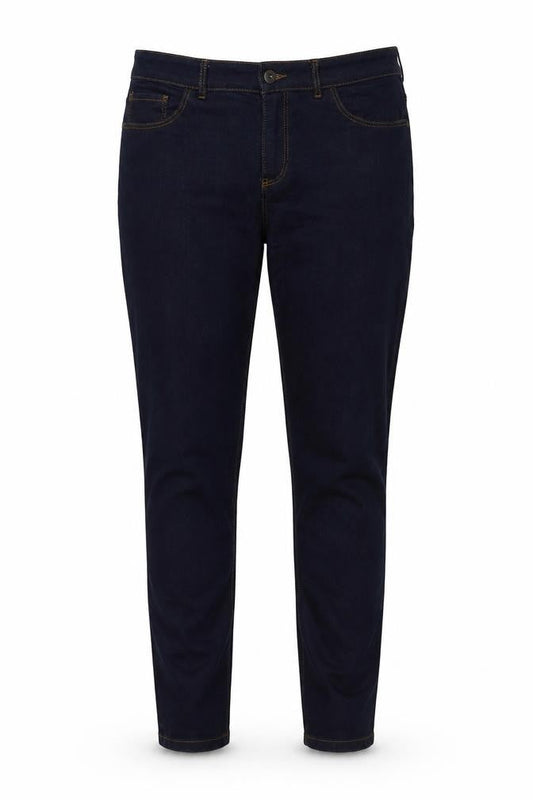Christian Berg Womens Blue Cotton Skinny Jeans Size 14 L27 in Regular Button