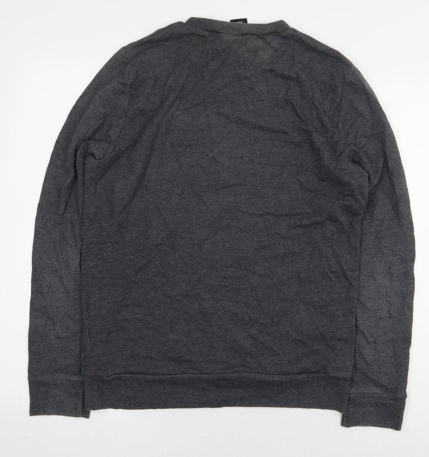 Topman Mens Grey Cotton Pullover Sweatshirt Size S - Mickey Mouse