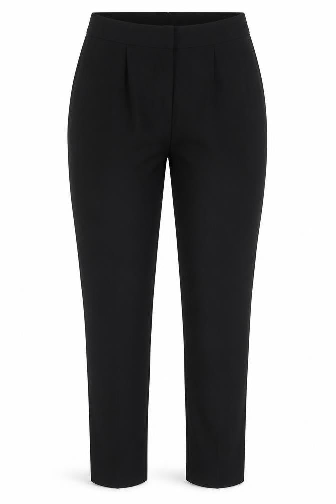 ASOS Womens Black Polyester Trousers Size 8 L29 in Regular Zip