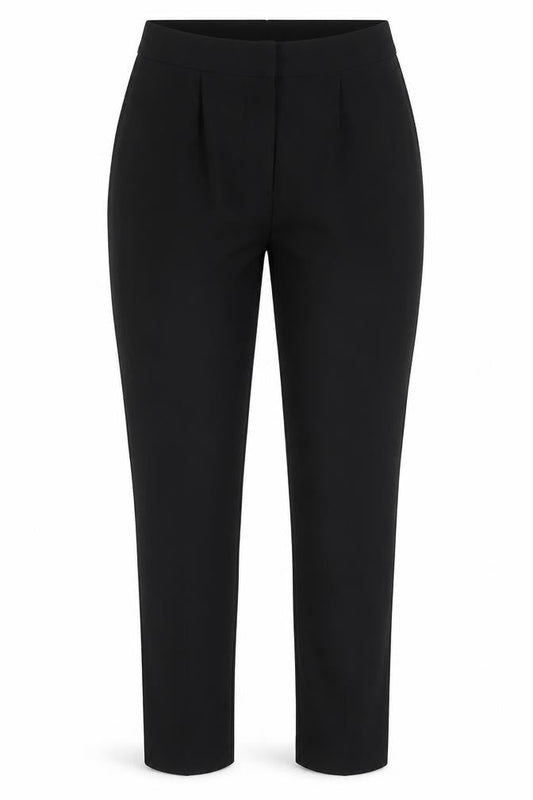 ASOS Womens Black Polyester Trousers Size 8 L29 in Regular Zip
