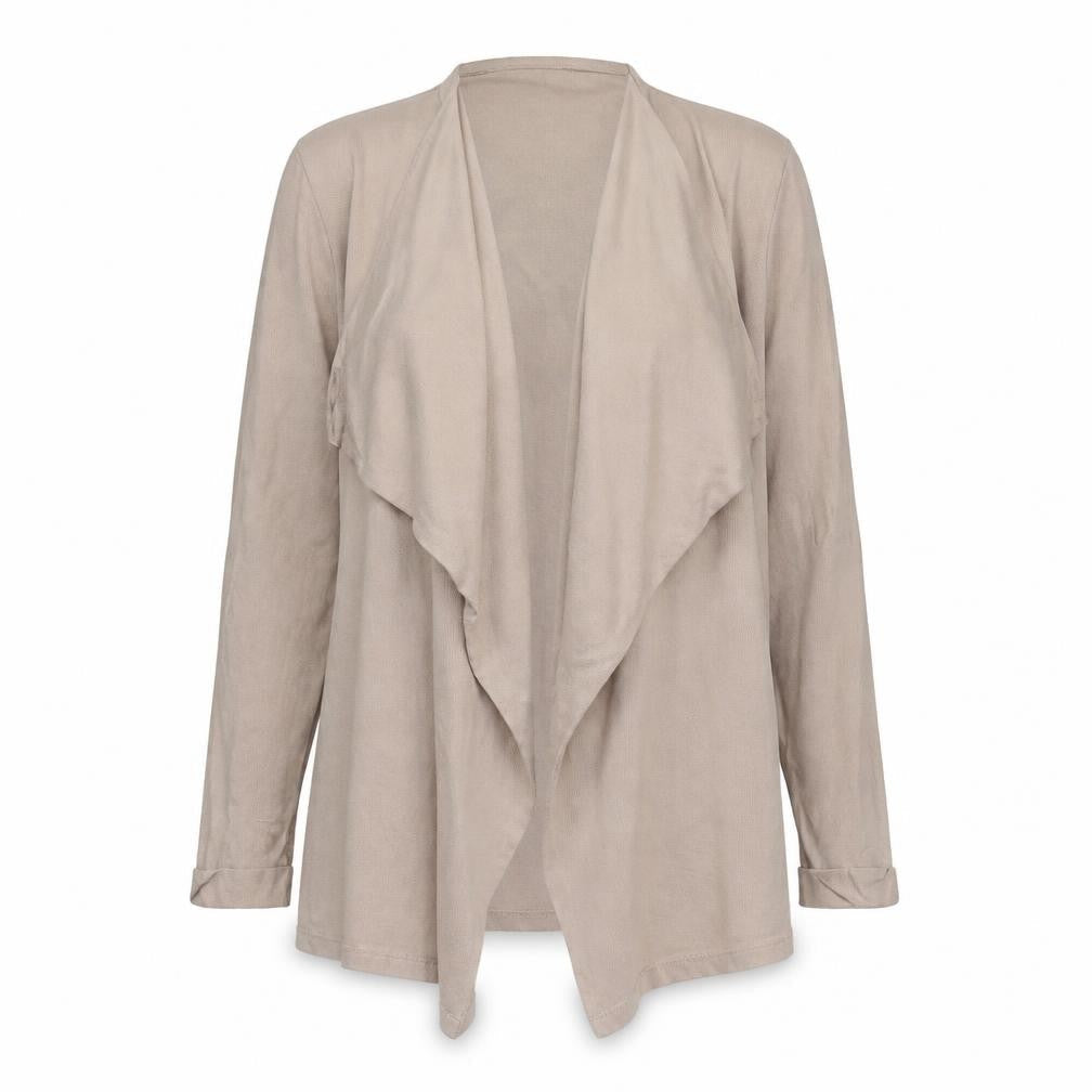 Wallis Womens Beige V-Neck Polyester Cardigan Jumper Size L