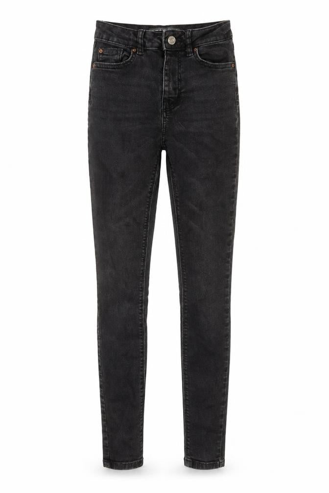 Denim & Co. Womens Black Cotton Skinny Jeans Size 4 L29 in Regular Button