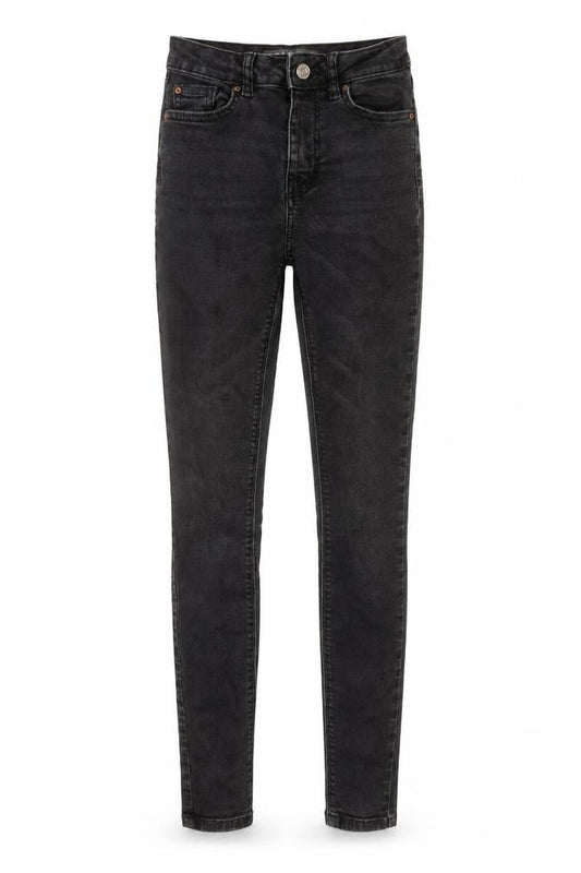 Denim & Co. Womens Black Cotton Skinny Jeans Size 4 L29 in Regular Button