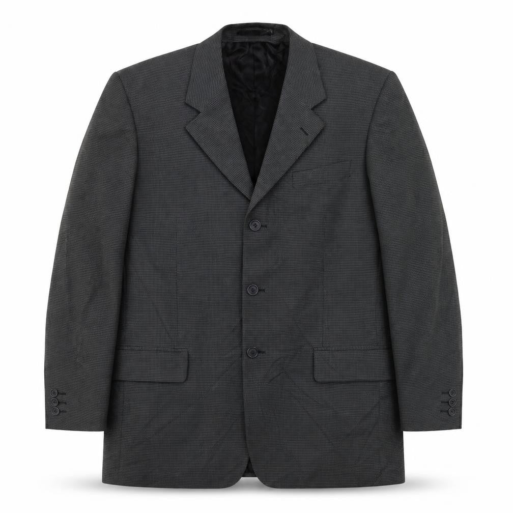 Burton Mens Grey Polyamide Jacket Suit Jacket Size 40