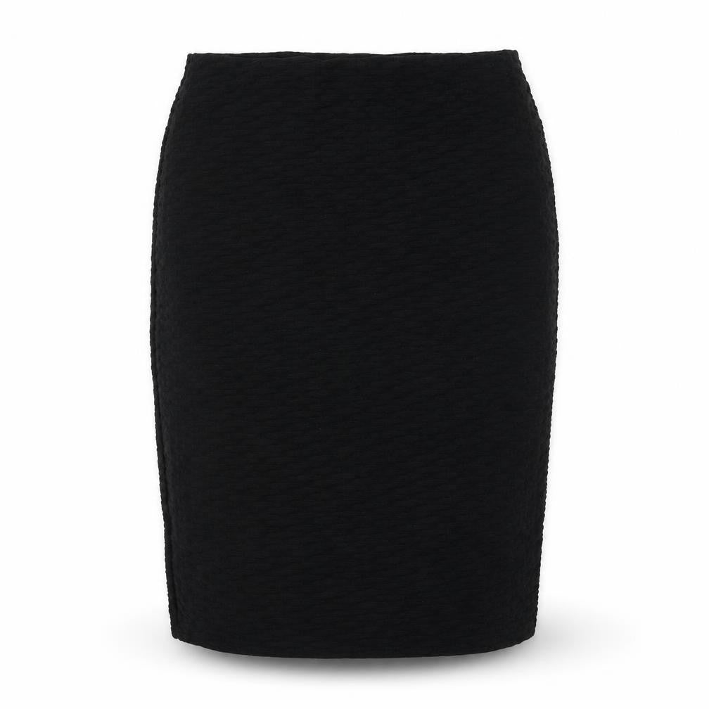 PREW Womens Black Polyester Straight & Pencil Skirt Size 38 in