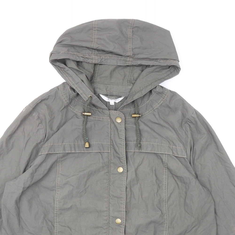 EWM Womens Green Jacket Size 14 Snap