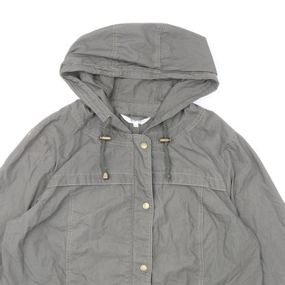 EWM Womens Green Jacket Size 14 Snap