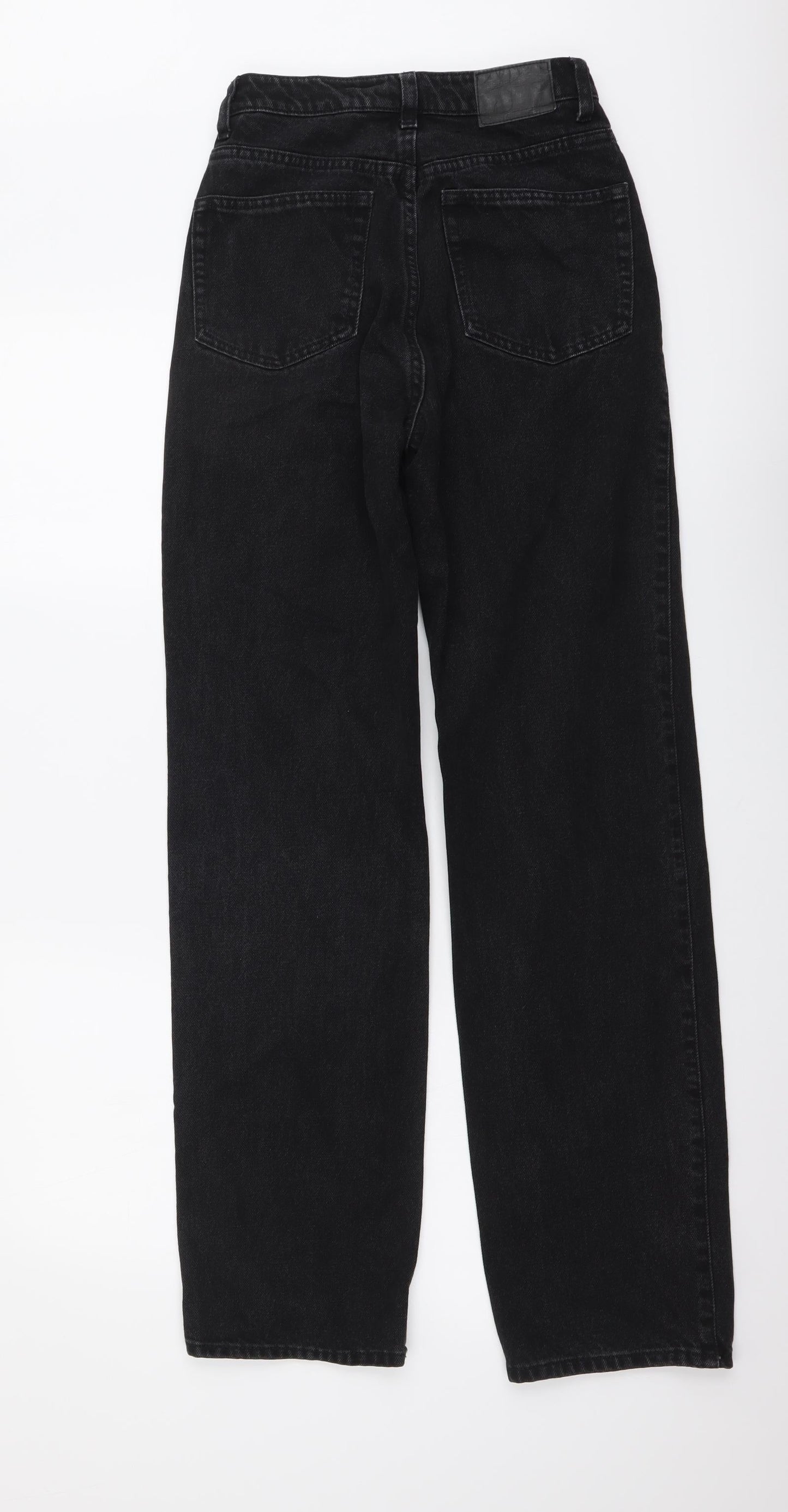 Weekday Womens Grey Cotton Mom Jeans Size 24 in L32 in Regular Button