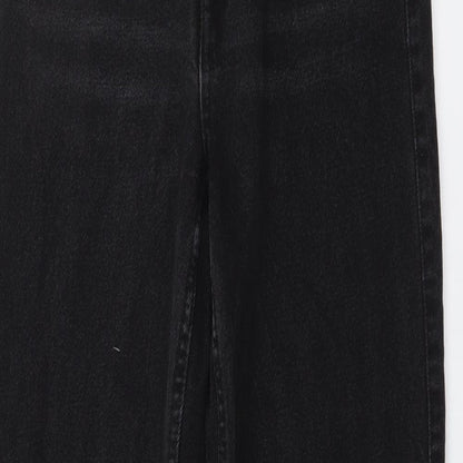 Weekday Womens Grey Cotton Mom Jeans Size 24 in L32 in Regular Button