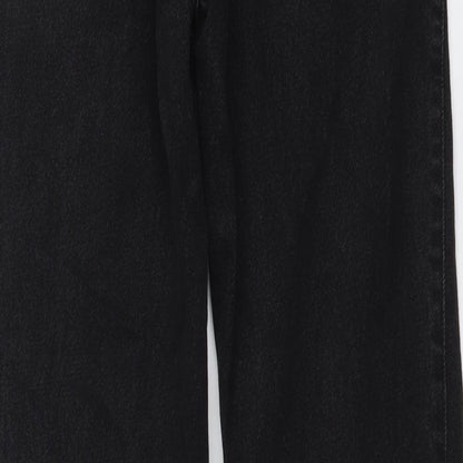 Weekday Womens Grey Cotton Mom Jeans Size 24 in L32 in Regular Button
