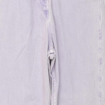 Preloved NEXT Womens Purple Cotton Mom Jeans Size 32 in L31 in Regular Button - Detail