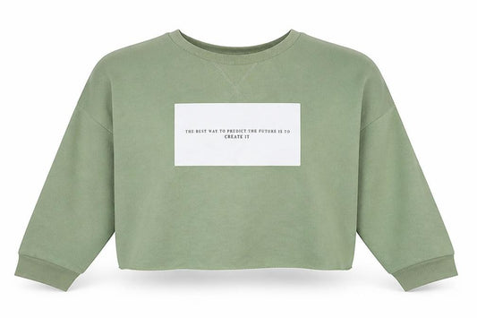 Primark Womens Green Polyester Pullover Sweatshirt Size 12 Pullover - Future