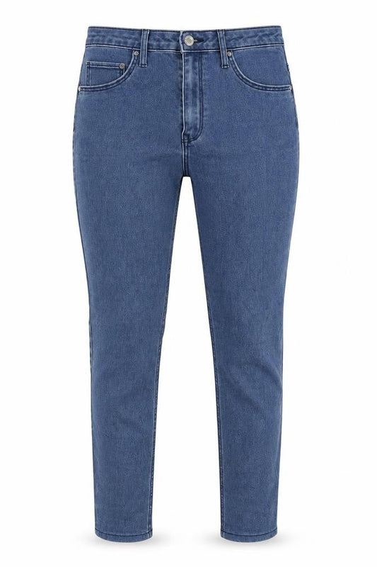 H&M Womens Blue Cotton Skinny Jeans Size 33 in L27 in Regular Zip