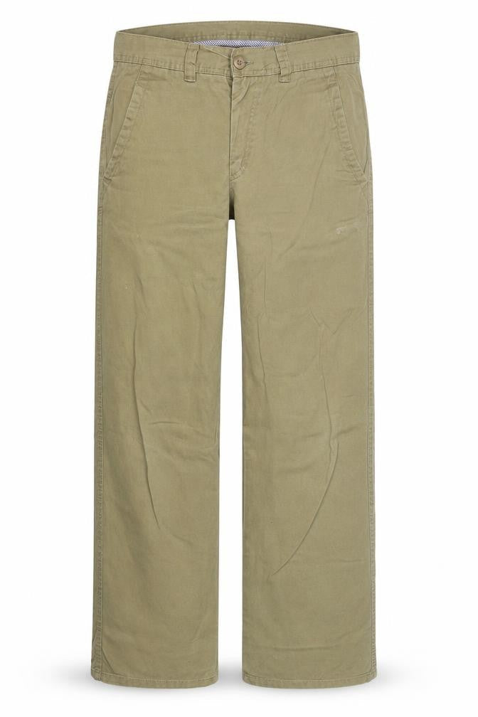 Preworn Mens Beige Cotton Straight Jeans Size 30 in L30 in Regular Zip