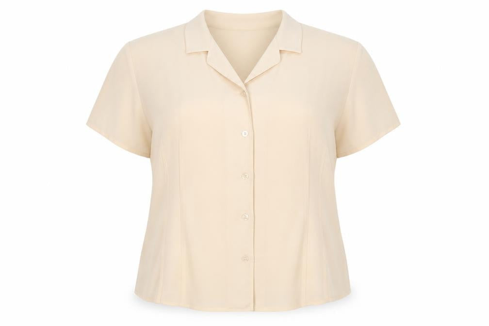 Debenhams Womens Orange Polyester Basic Button-Up Size 18 Collared