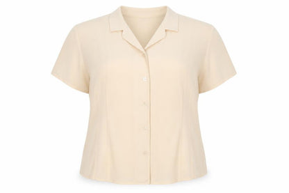 Debenhams Womens Orange Polyester Basic Button-Up Size 18 Collared