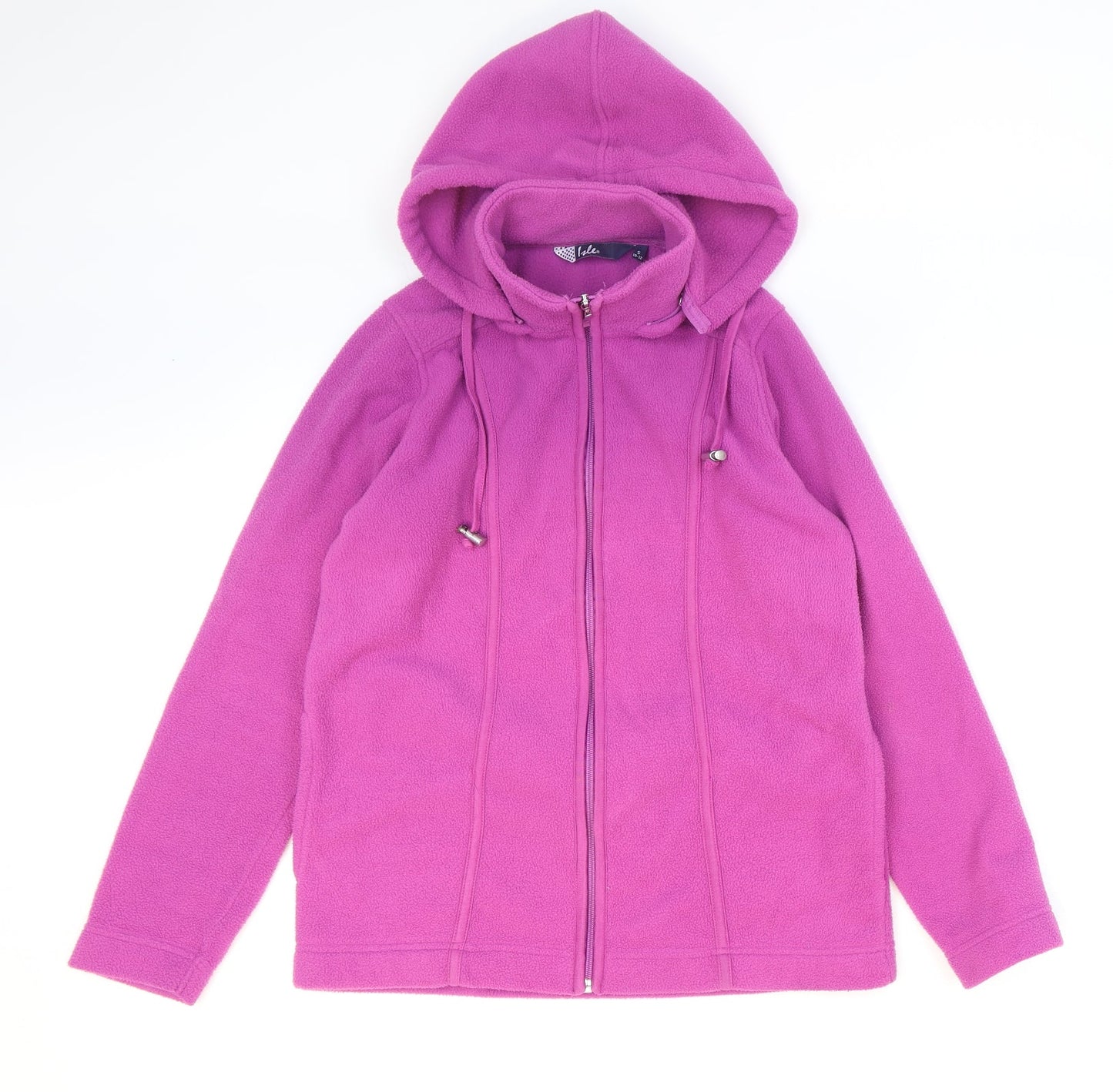Isle Womens Pink Jacket Size 10 Zip