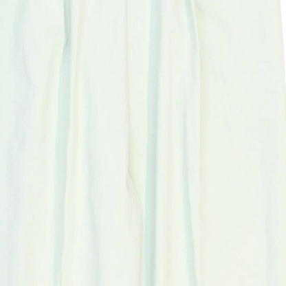 Preworn Womens Green Polyester Carrot Trousers Size 24 L29 in Regular