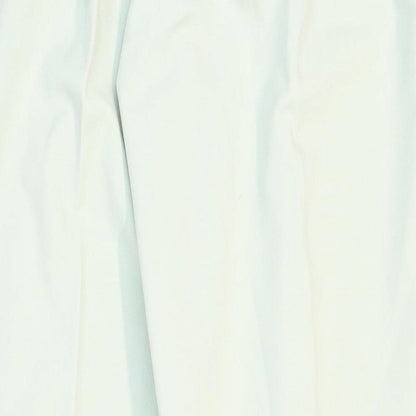Preworn Womens Green Polyester Carrot Trousers Size 24 L29 in Regular