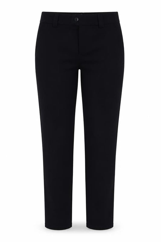 Paris Womens Blue Polyester Trousers Size 36 in L30 in Regular Button