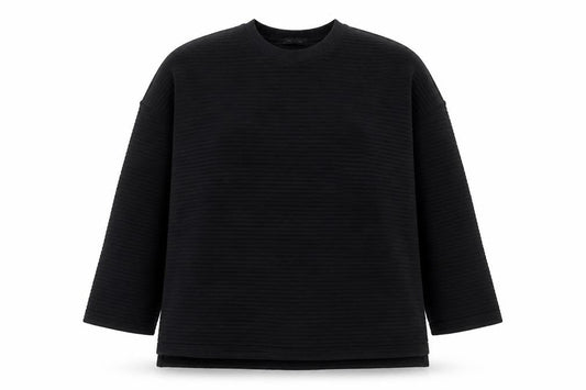 New Look Womens Black Polyester Pullover Sweatshirt Size L Pullover