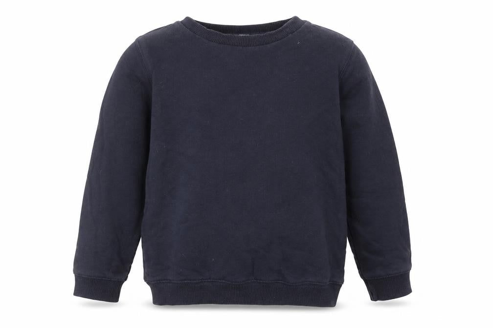 TU Boys Blue Cotton Pullover Sweatshirt Size 6 Years Pullover