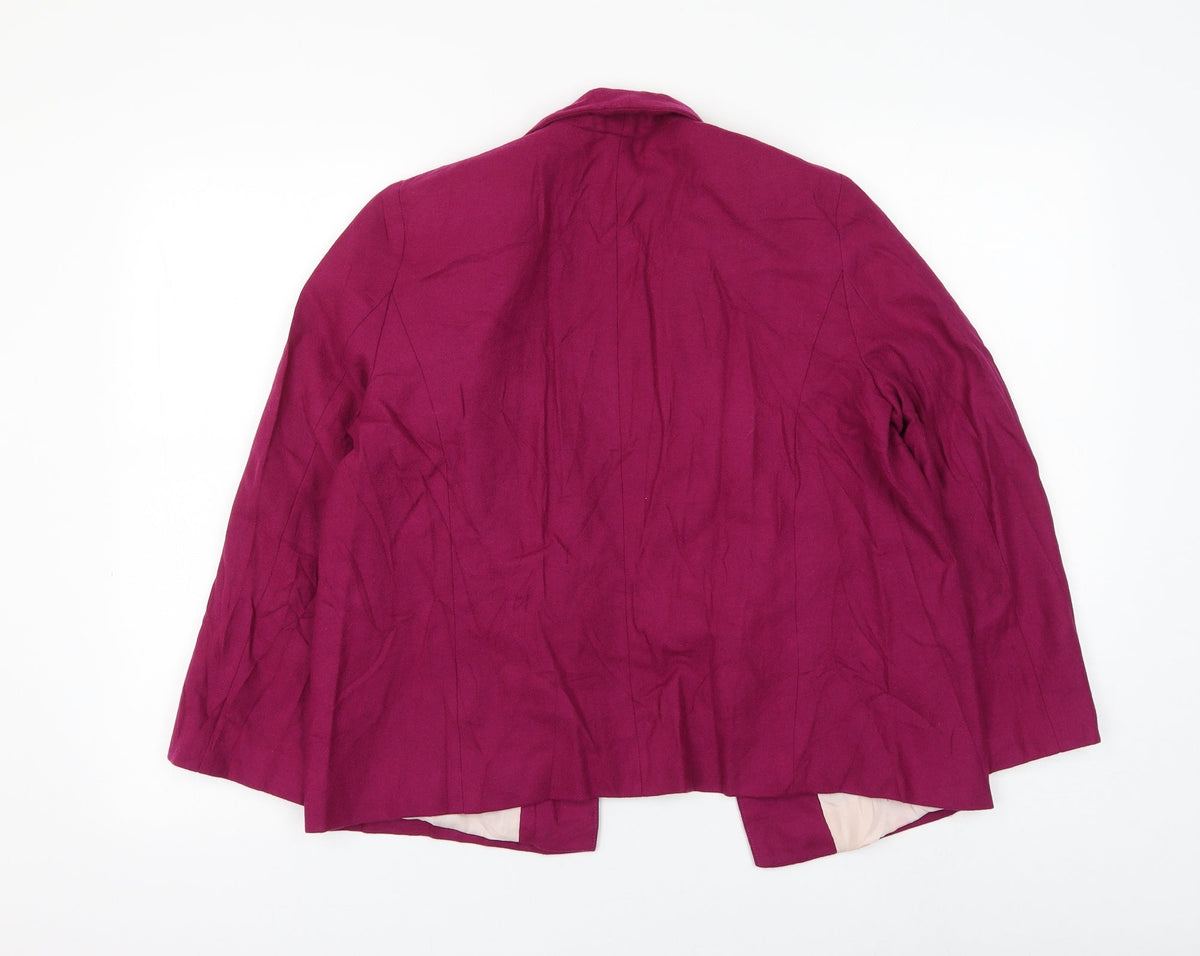 River Island Womens Purple Jacket Blazer Size 10