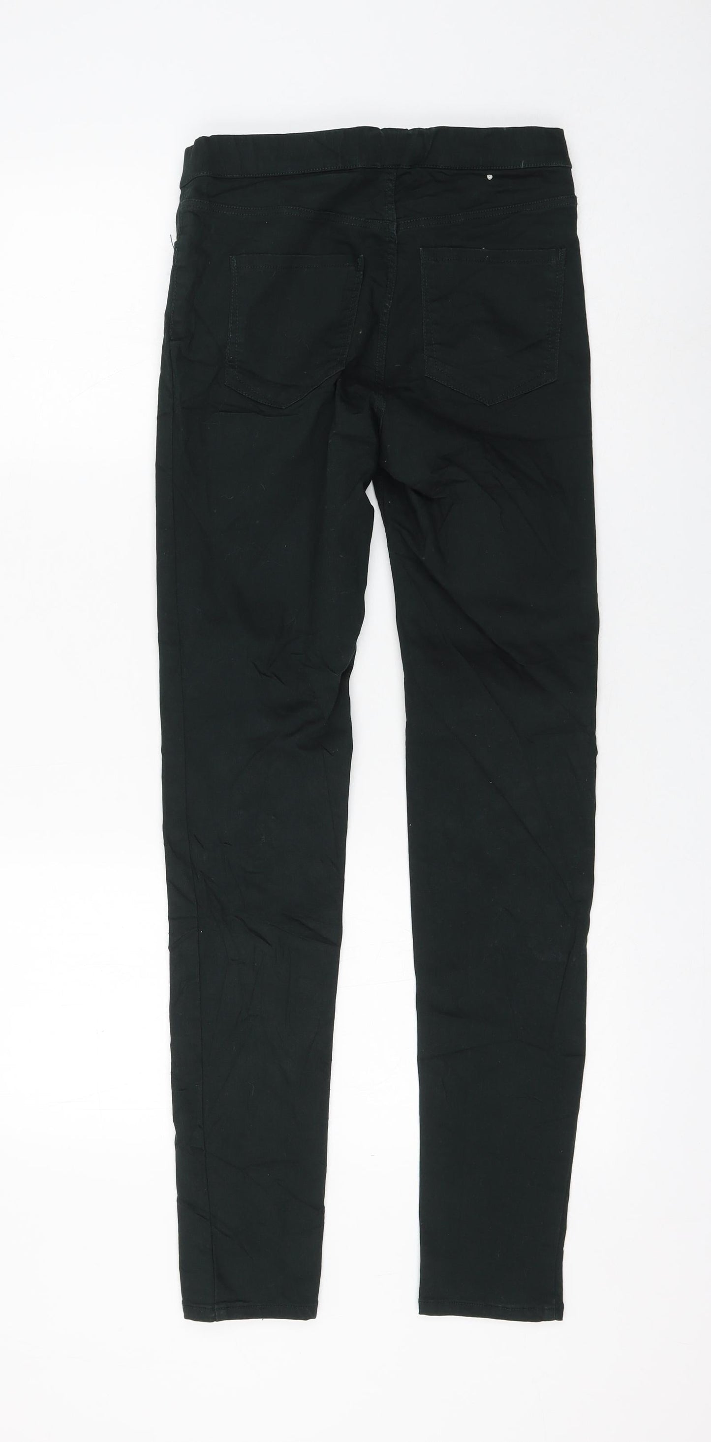 H&M Womens Black Cotton Skinny Jeans Size 6 L30 in Regular