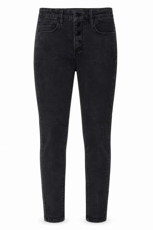 Basic Eve Womens Black Cotton Skinny Jeans Size 26 in L27 in Regular Zip