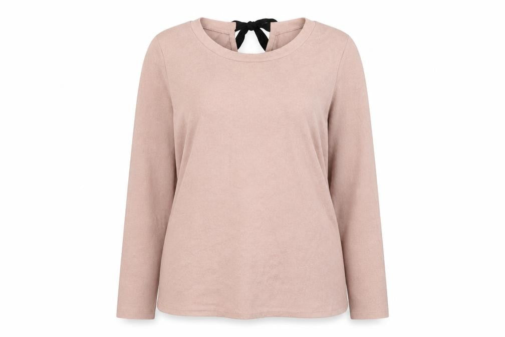 Primark Womens Pink Round Neck Polyester Pullover Jumper Size 10 - Size 10-12